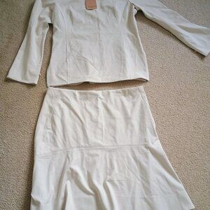 MM Lafleur Jace 1.0 TOP Pearl & Skirt Professional Business Set- XL Top/16 Pant